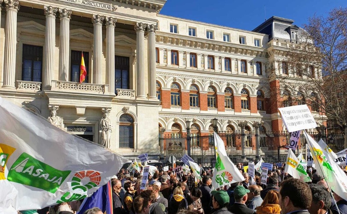 ASAJA COAG y UPA mantienen los actos de protesta en Madrid el próximo